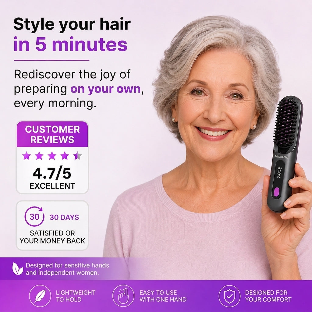 Smooth hair, effortless in under 5 minutes