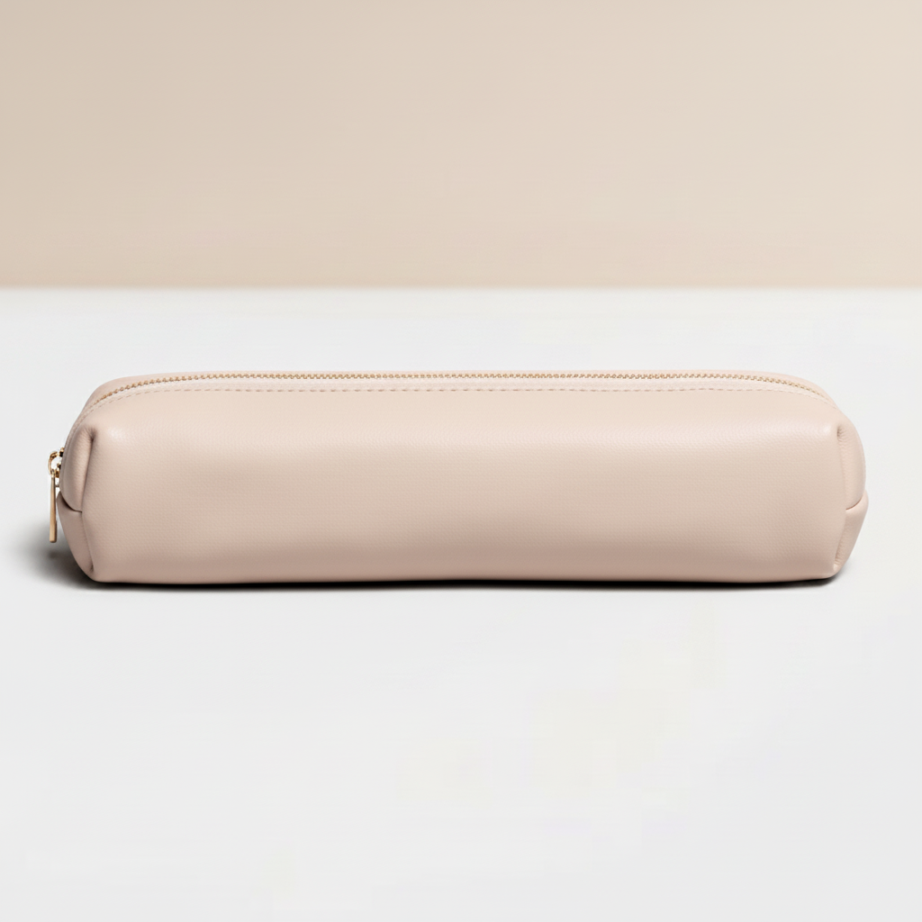 Pochette de voyage - fond uni beige